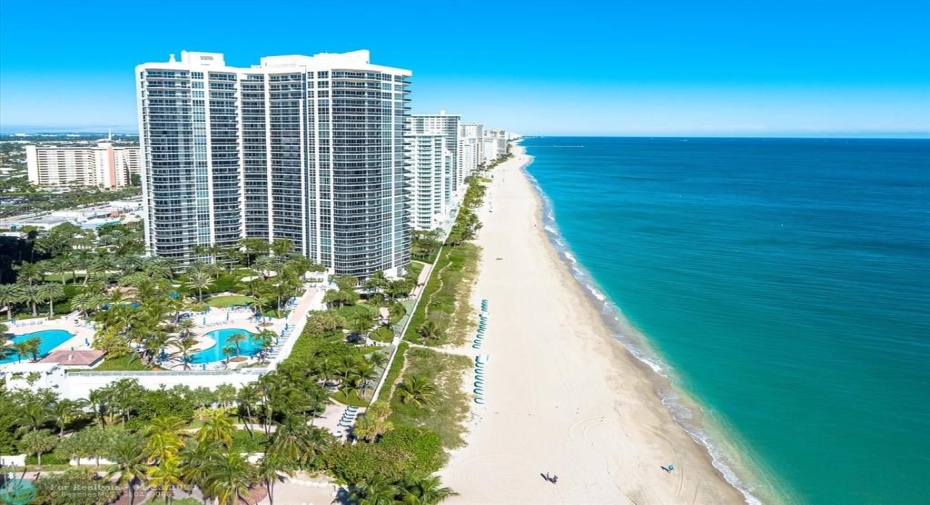 View of the Fort Lauderdale Beach