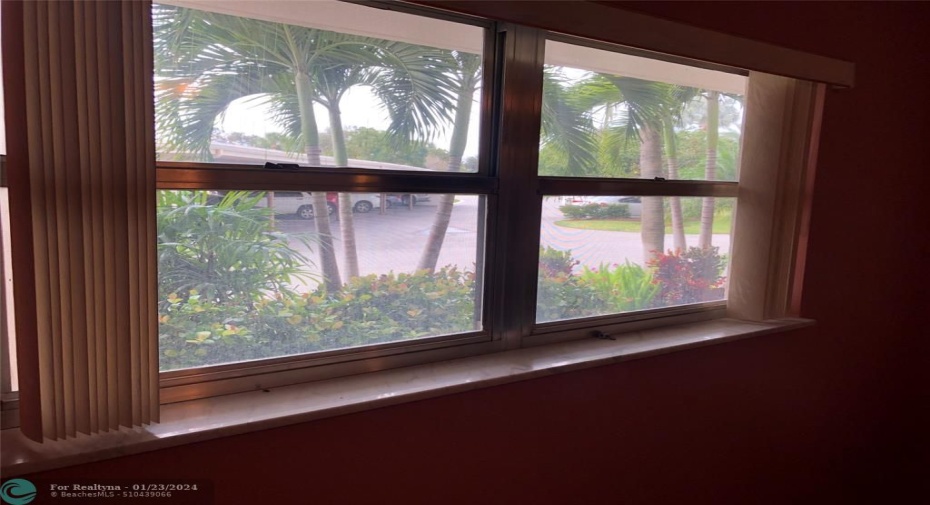 Guest bedroom window