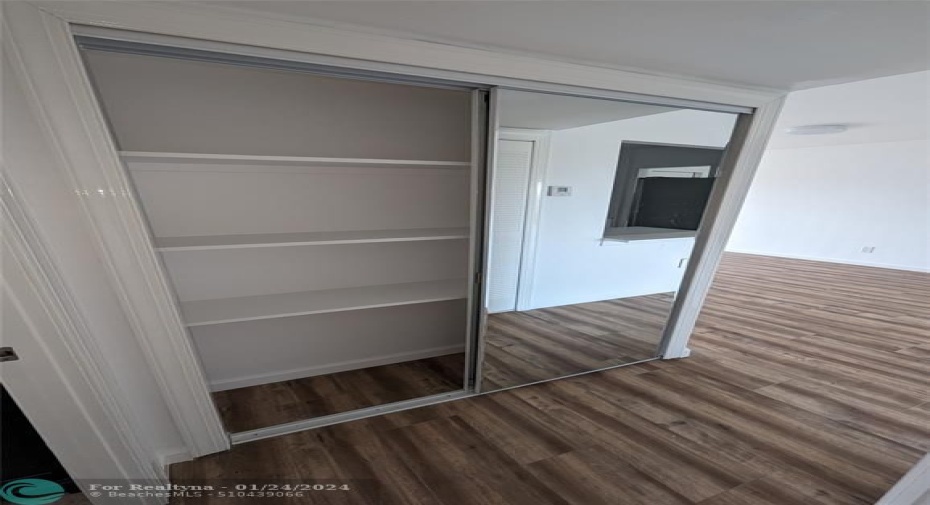 Hall linen closet