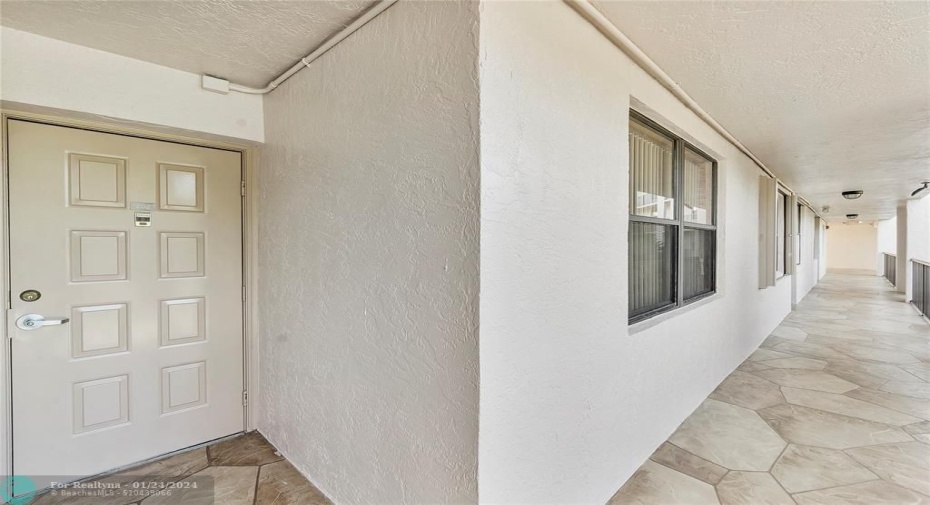 Front door entrance on left.
