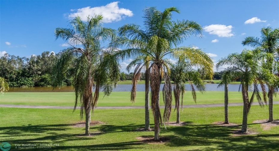 View of Both Golf Course & Lake, from balcony, Master Bedroom, and Great Room.