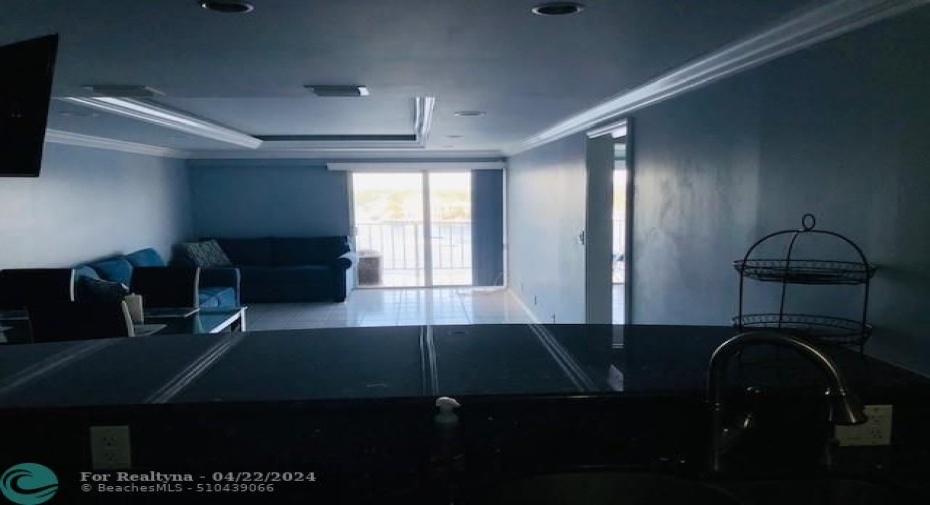 Living room from kitchen