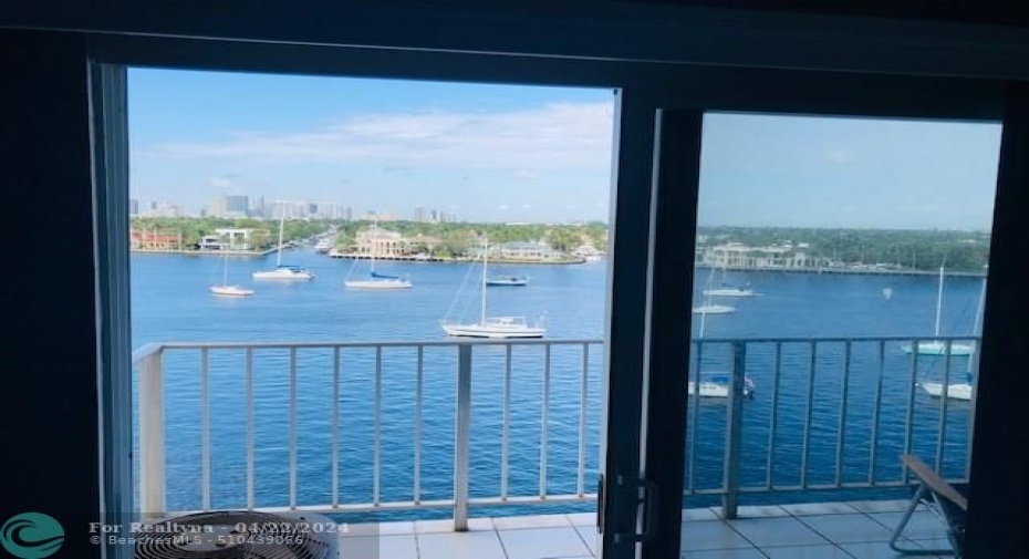 View from living room