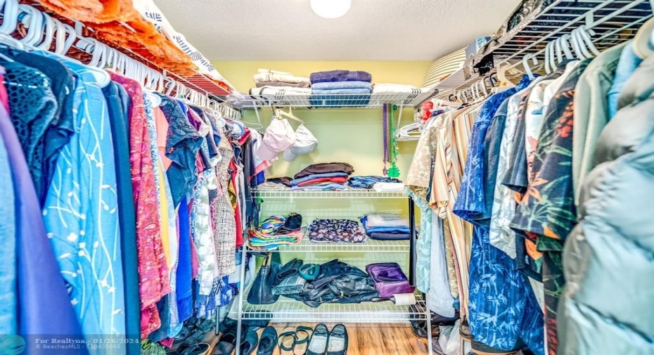 Primary BR Walk-in Closet
