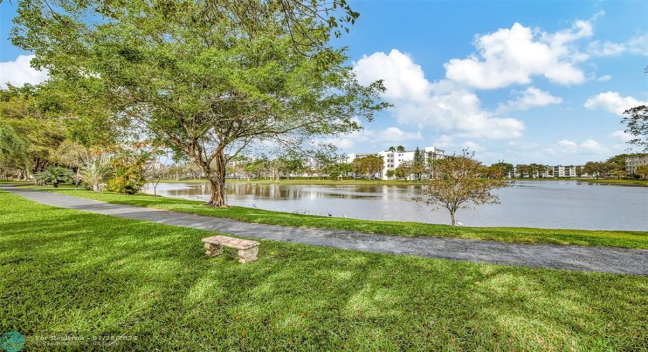 Community Lake with Walking Path