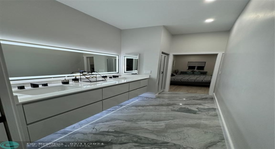 Large LED Double Mirror