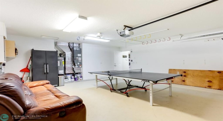 Furniture Can be Removed for Full Garage Function