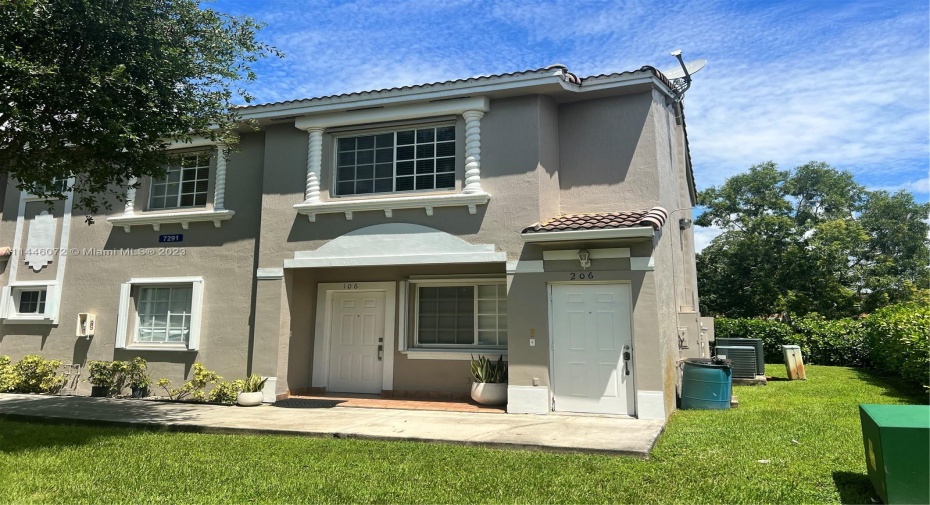 Front of Structure