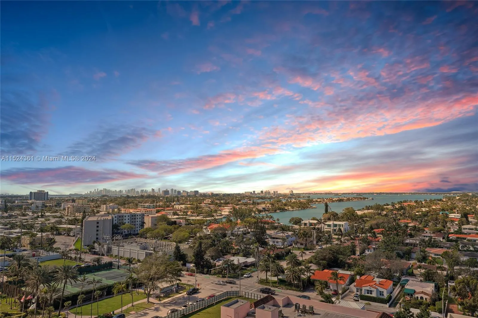 Fabulous view from the balcony.