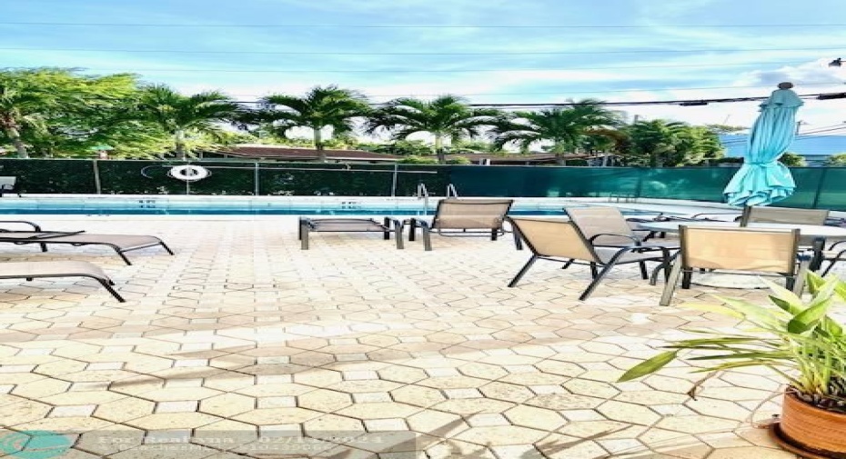 Beautiful pool area