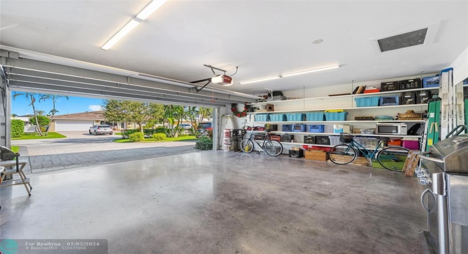 TWO CAR GARAGE