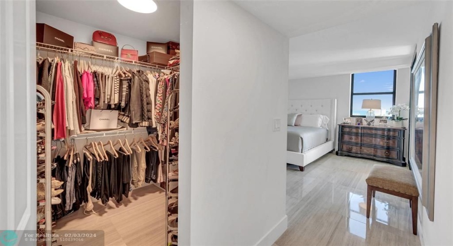 Master Bedroom 2nd Walk In Closet