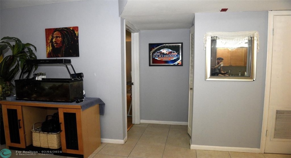 Small hall/entrance to master bedroom