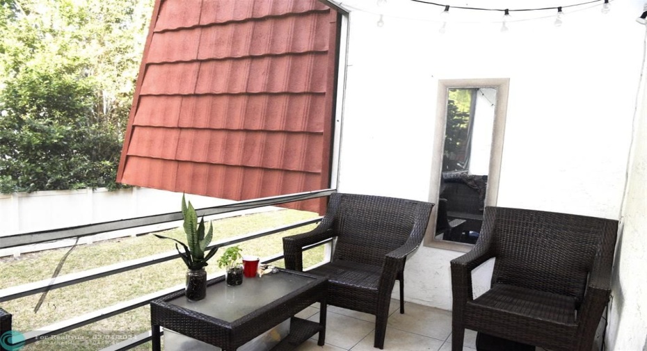 Screened porch