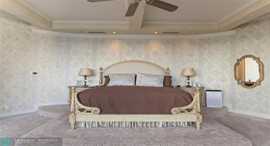 huge primary bedroom suite