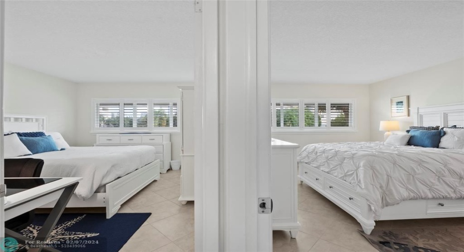 two bedrooms
