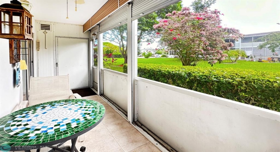 Lovely Garden View from Patio