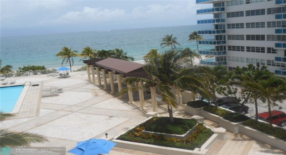 Pool deck