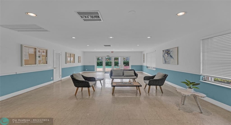 Large and spacious community clubhouse