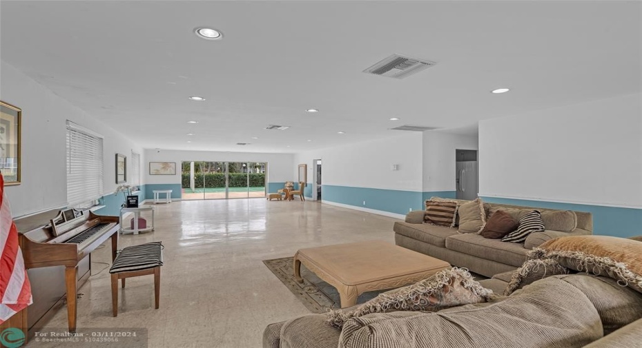Large and spacious community center is a great place to enjoy and entertain