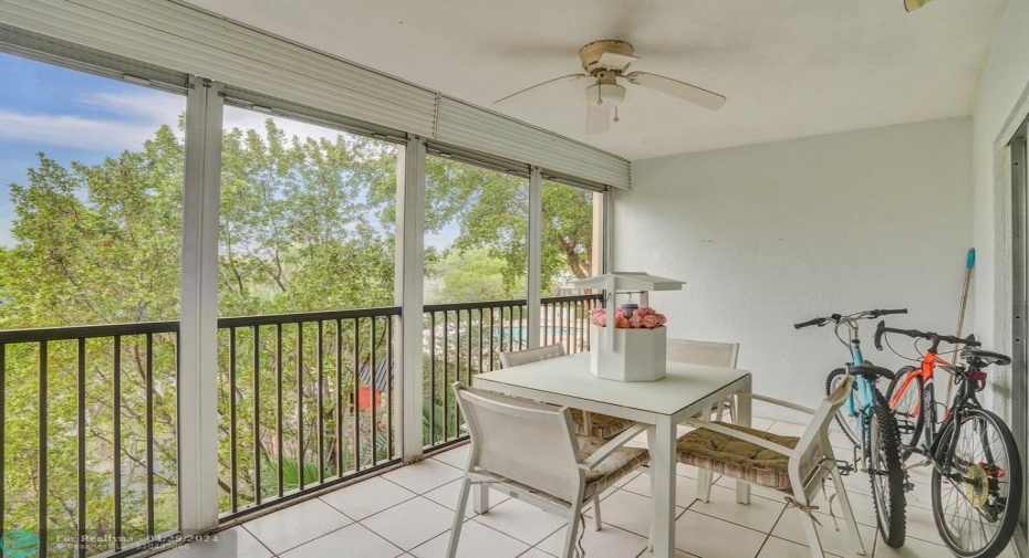 Screened in Balcony