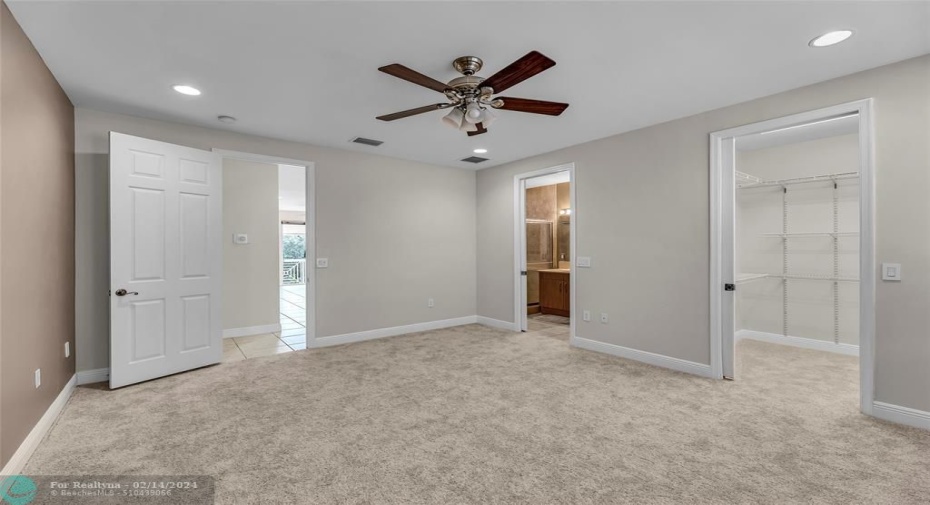 Large upper level bedroom.
