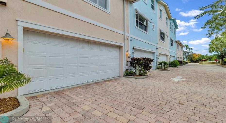 Two car garage.