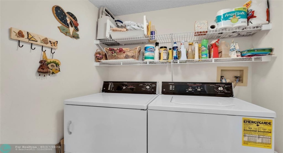Laundry area