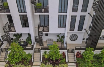 Aerial shot of unit
