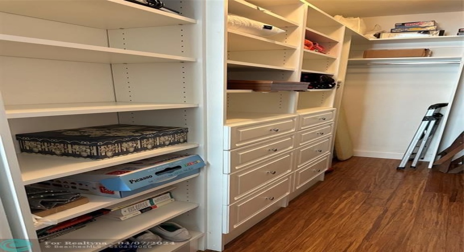 large Walk in closet