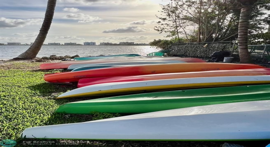 bring your kayak and launch from the beach