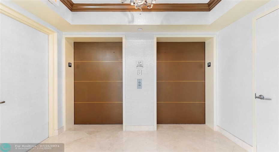 Private Elevator Entry