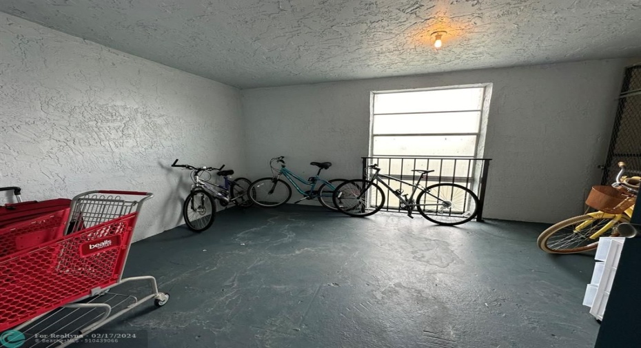 Storage for Bikes (on same floor as unit)