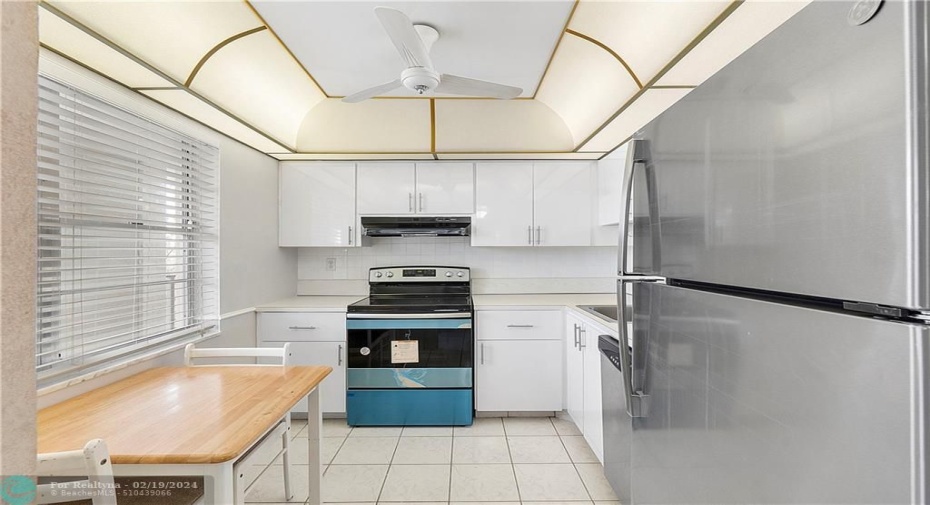 Entering kitchen