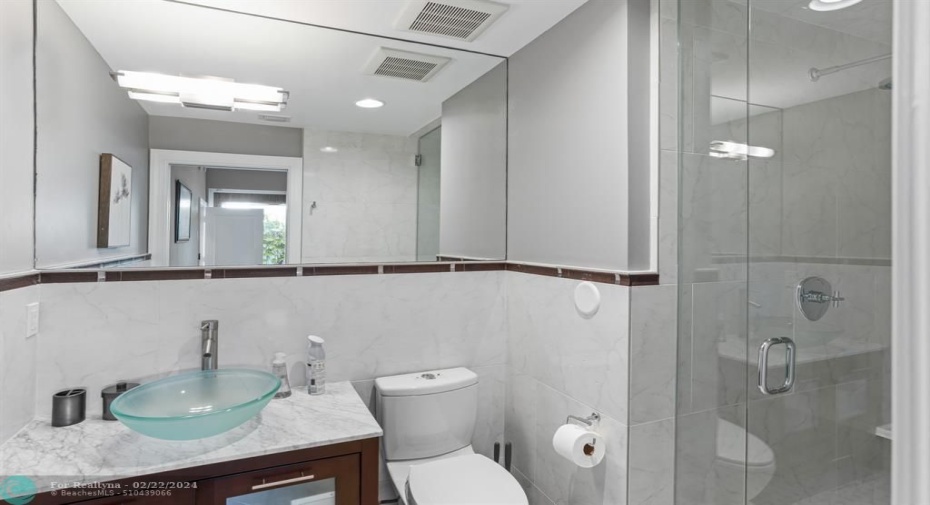 Office bathroom.