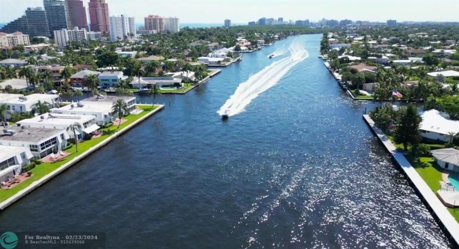 Close to Intracoastal waterway