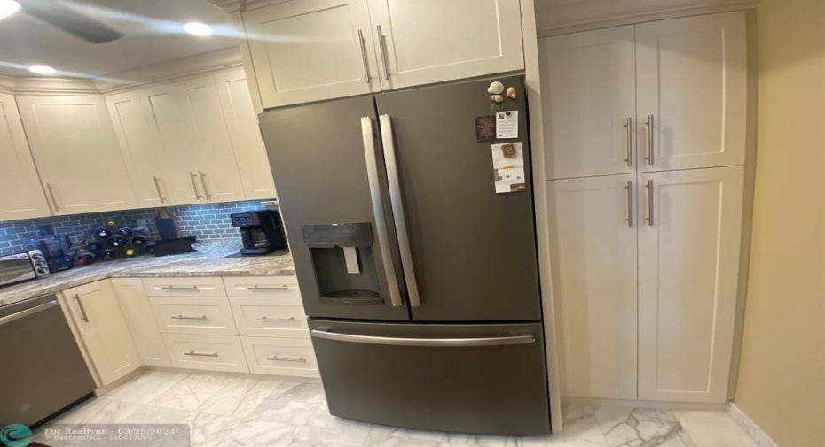 Dark Stainless Refrigerator