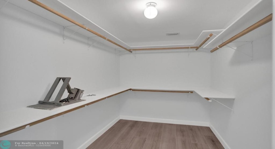 PRIMARY CLOSET
