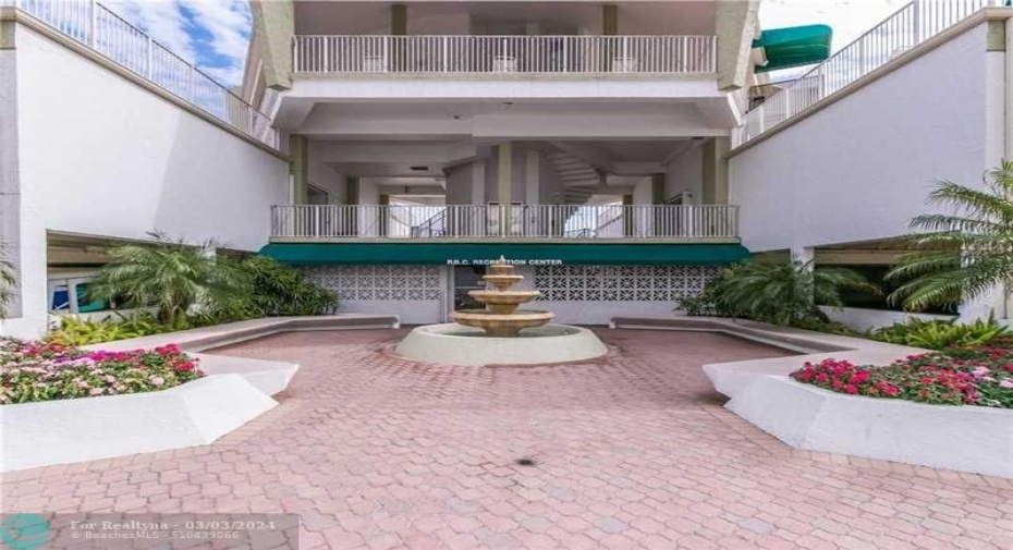 Recreation Center Bldg. entrance