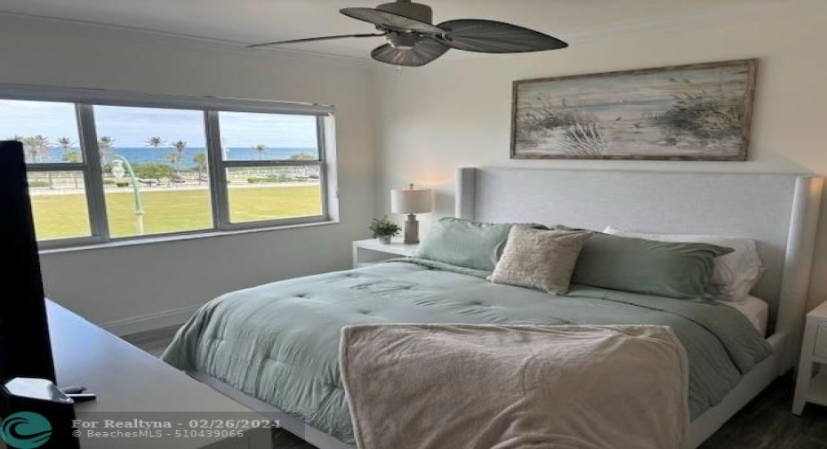 With an ocean view!