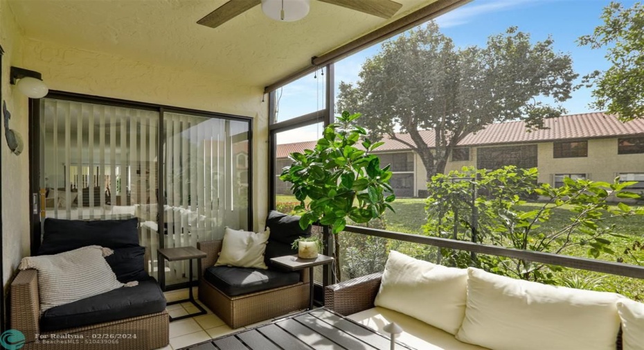 Back screened patio