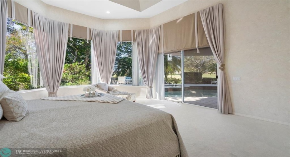 Enjoy the natural light and beauty that pours in from your floor to ceiling windows!