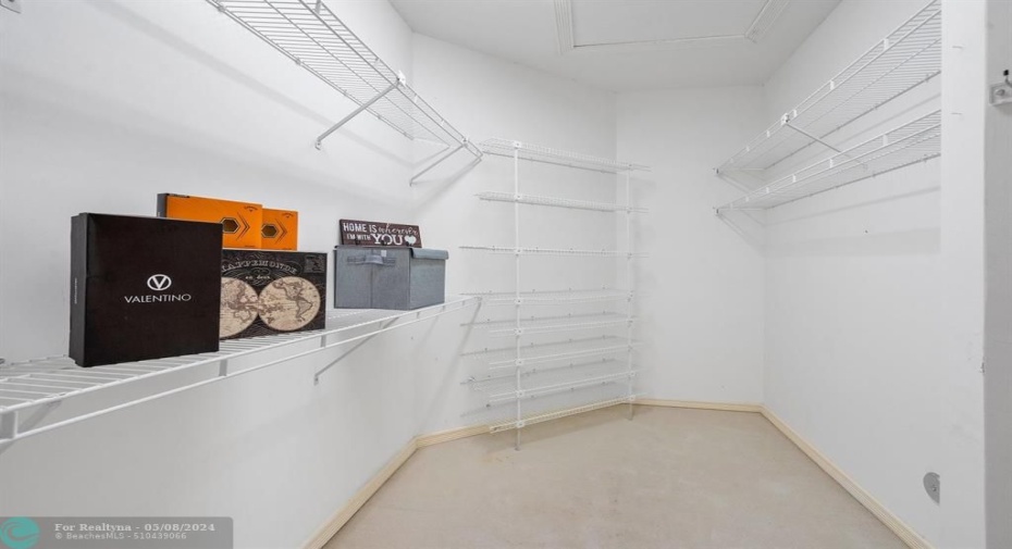 Plenty of closet space!