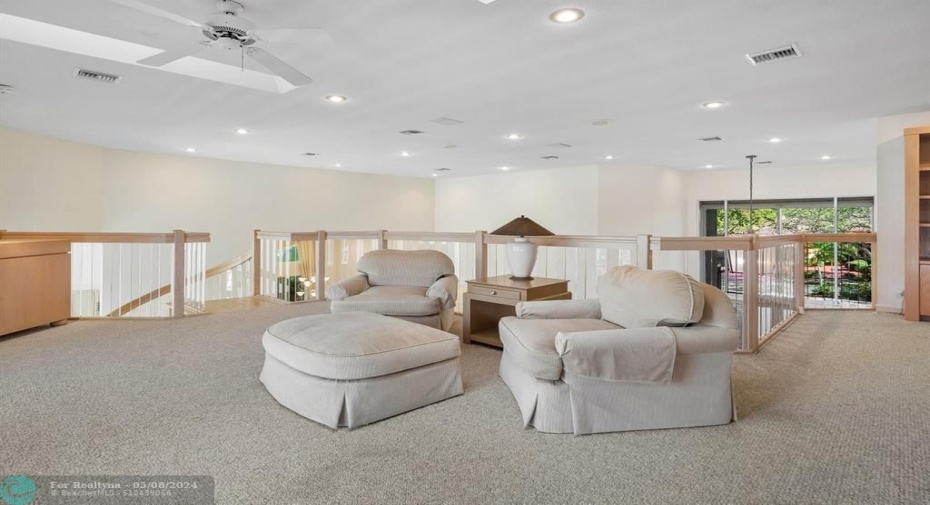 How about a music room upstairs! Create till your heart's desire!