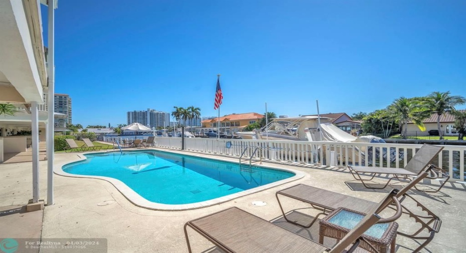 heated pool