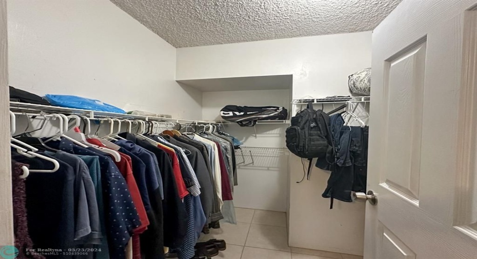 Walk in Closet - Owners Suite