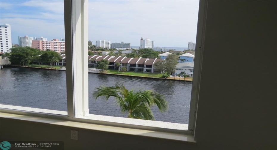 VIEW FROM LIVING ROOM