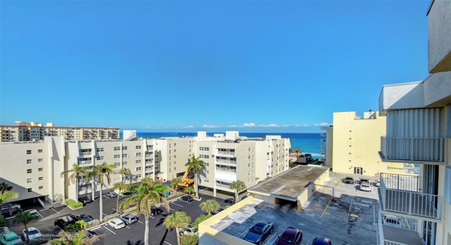 ocean view from the balcony