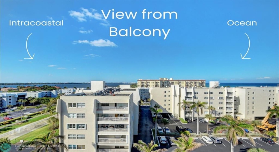 Both views from the balcony