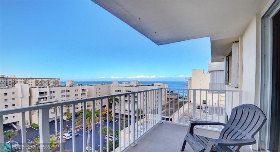 View toward the ocean
